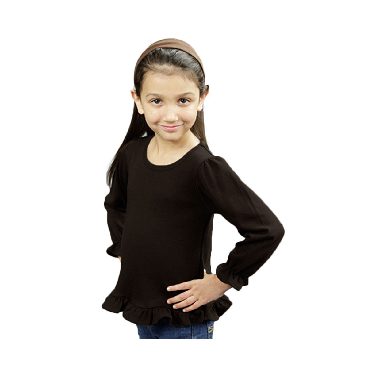 MONAG Toddler Long Sleeve Ruffle Tee