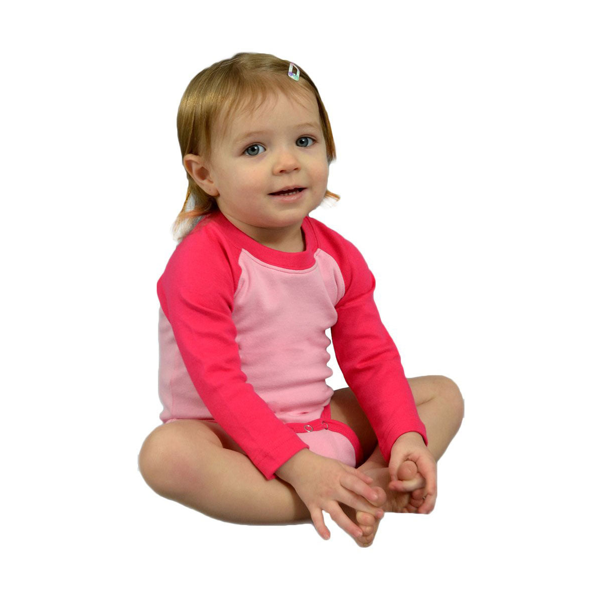 MONAG Infant Long Sleeve Raglan Baseball Bodysuit