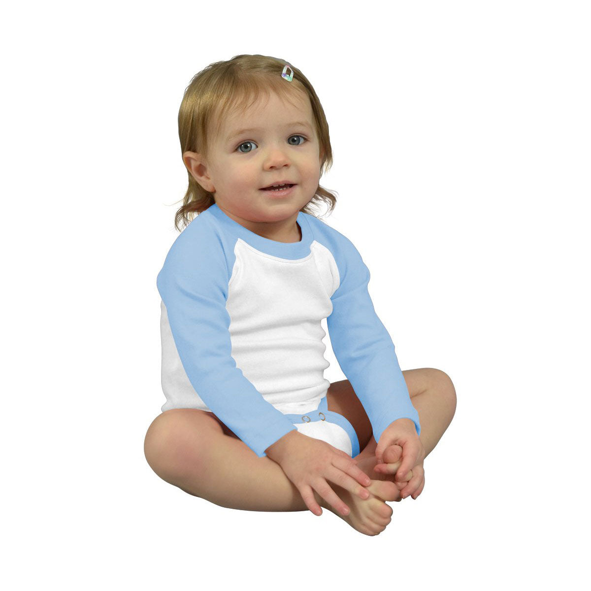 MONAG Infant Long Sleeve Raglan Baseball Bodysuit