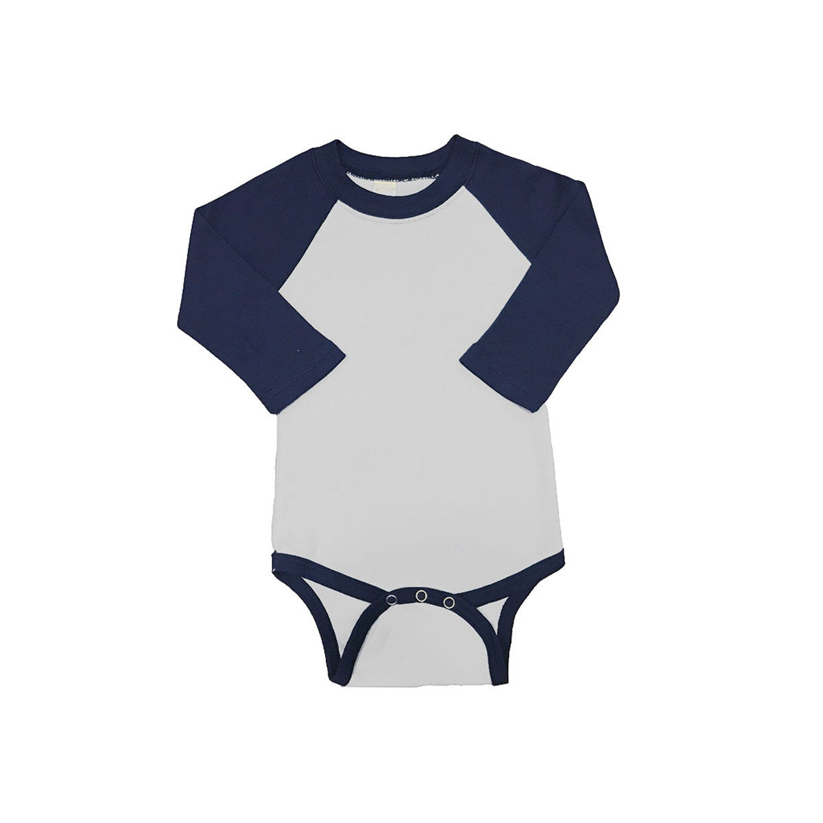 MONAG Infant Long Sleeve Raglan Baseball Bodysuit