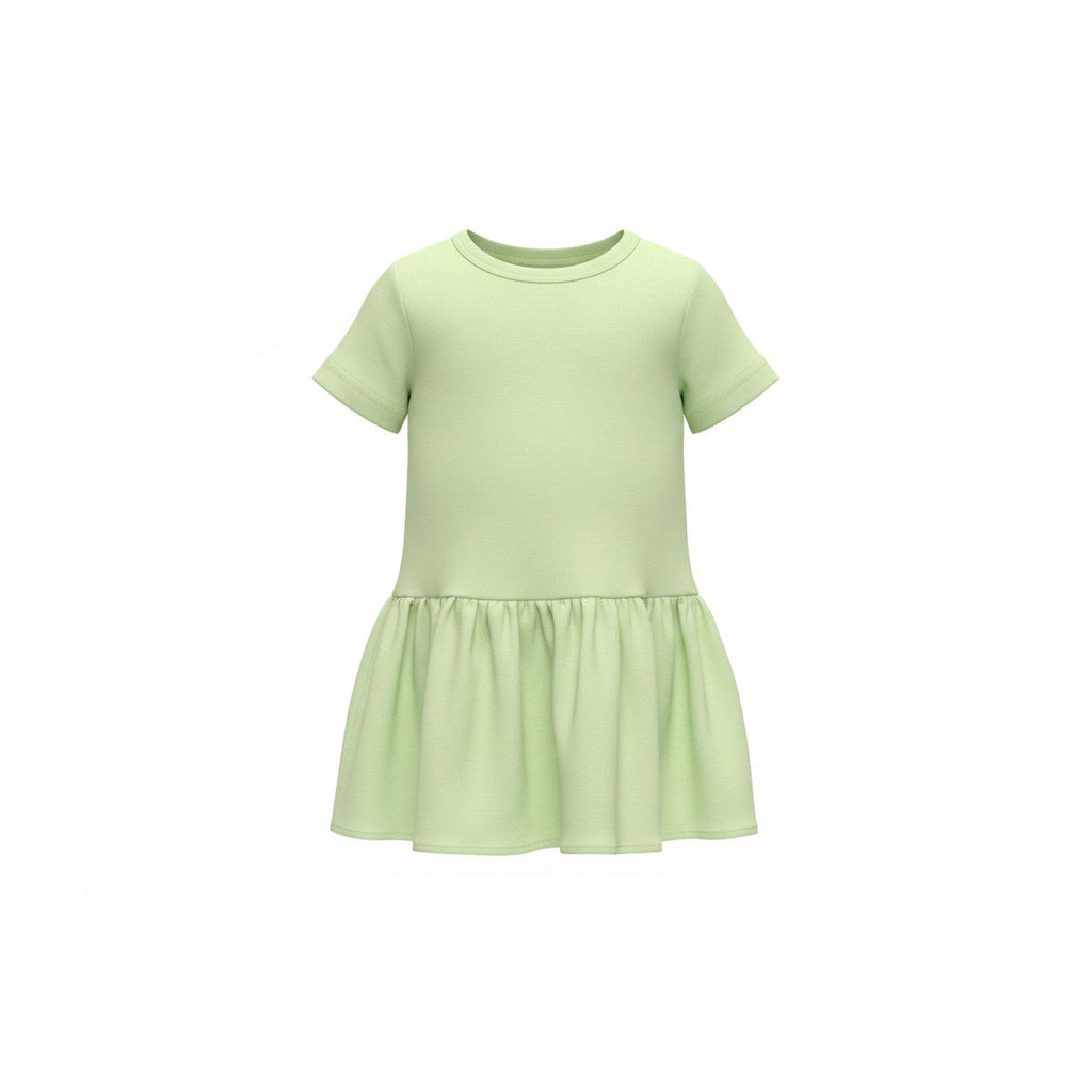 Short Sleeve Drop Waist Mini Dress – Toddler & Youth