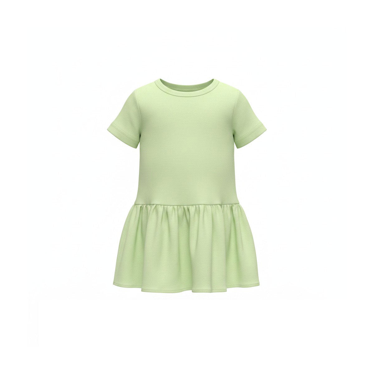 Short Sleeve Drop Waist Mini Dress – Toddler & Youth