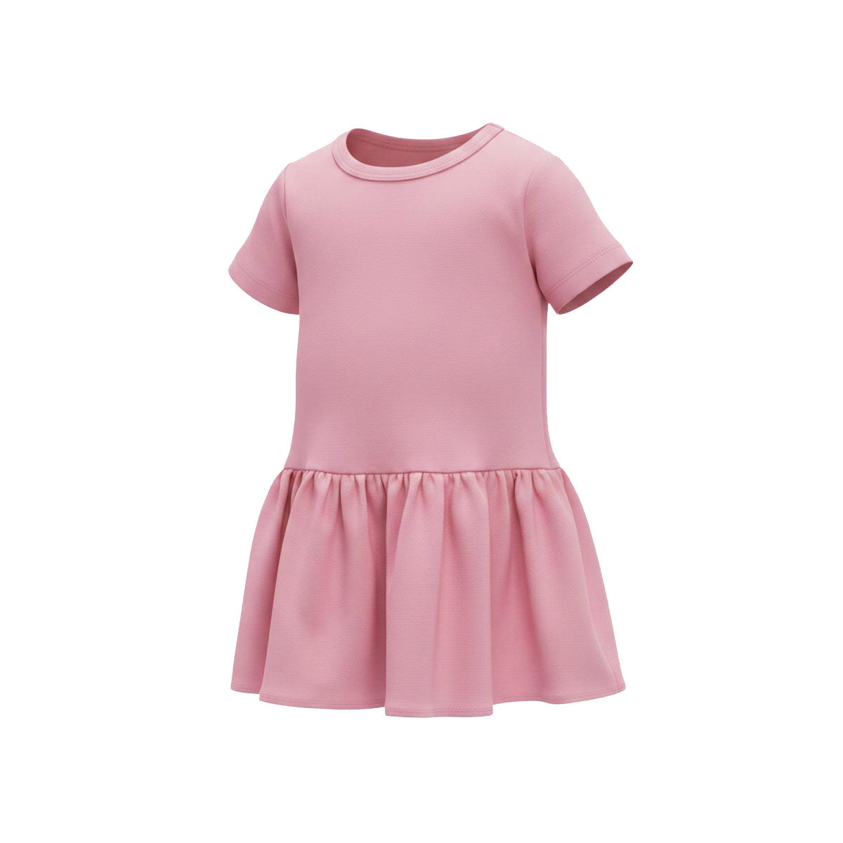Short Sleeve Drop Waist Mini Dress – Toddler & Youth