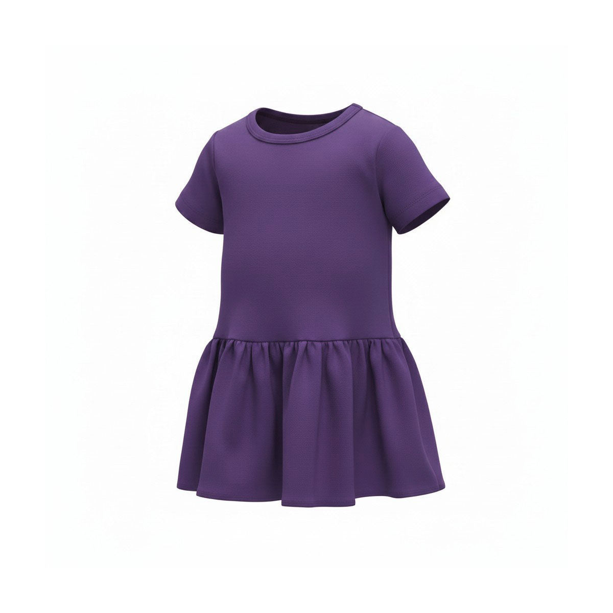 Short Sleeve Drop Waist Mini Dress – Toddler & Youth