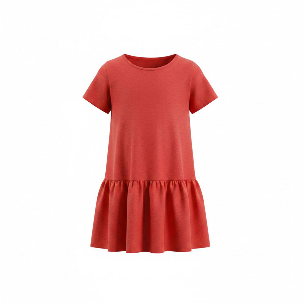 Short Sleeve Drop Waist Mini Dress – Toddler & Youth