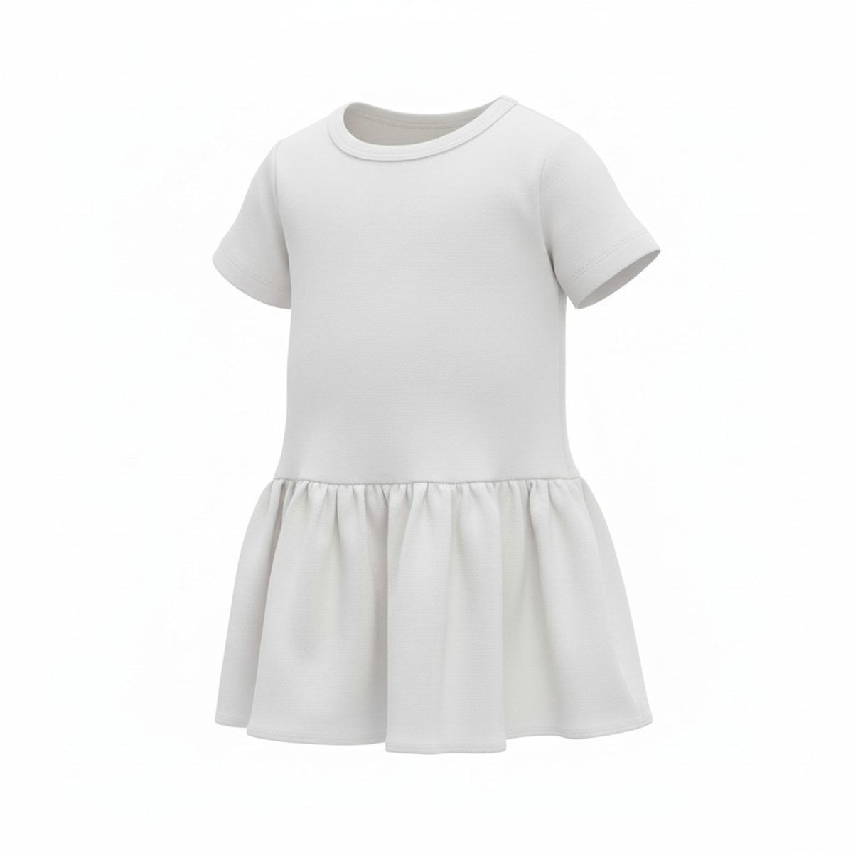 Short Sleeve Drop Waist Mini Dress – Toddler & Youth