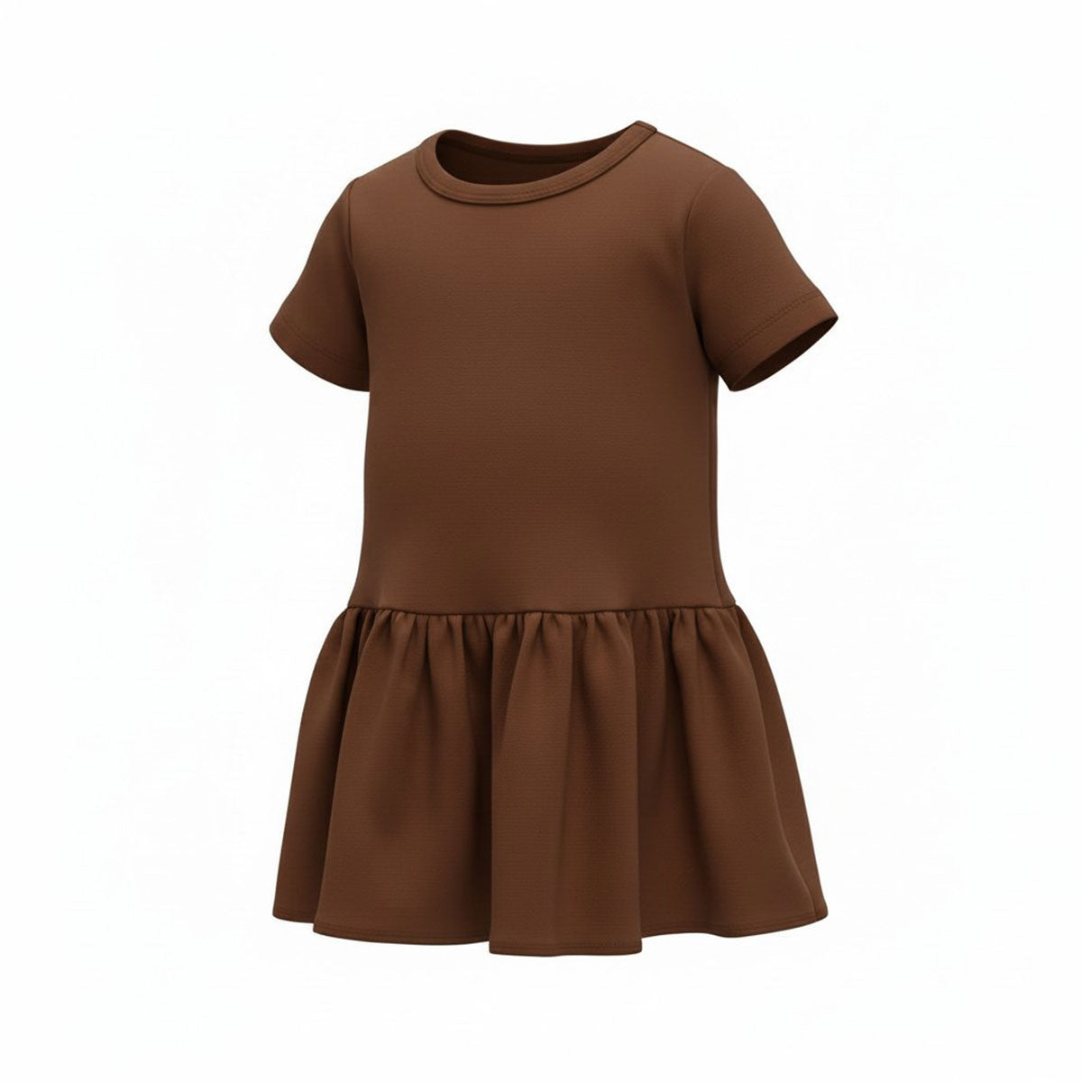 Short Sleeve Drop Waist Mini Dress – Toddler & Youth