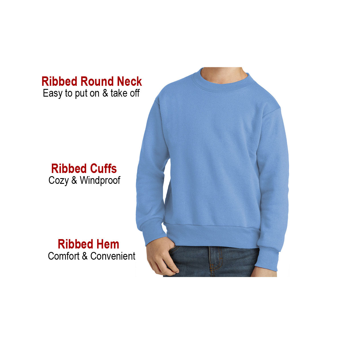 MONAG Infant, Toddler Fleece Sweatshirt - Heavy Weight Cotton Blend