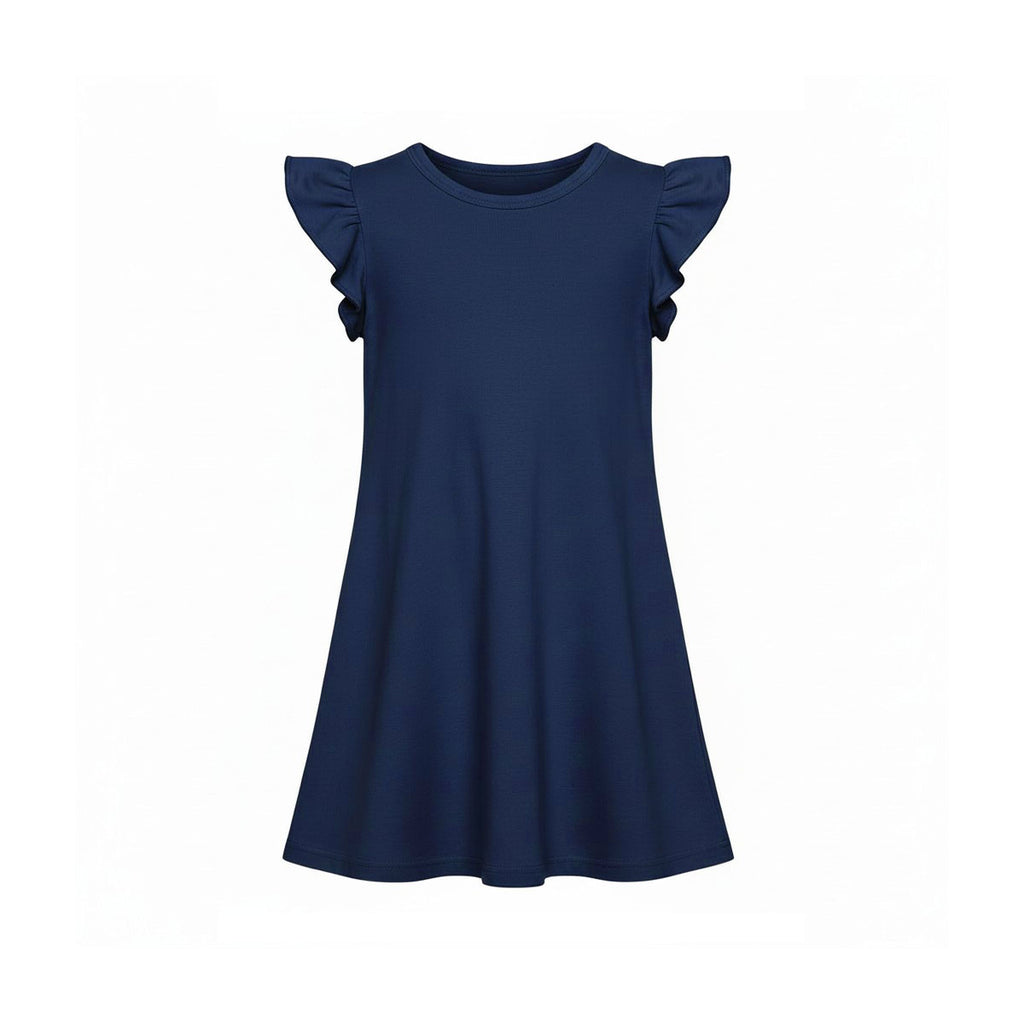 Kids Flutter Sleeve Dress