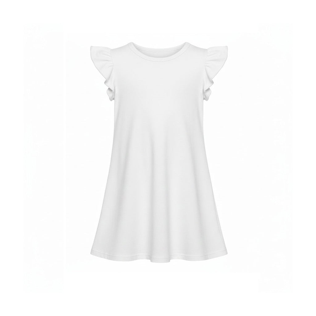 Kids Flutter Sleeve Dress