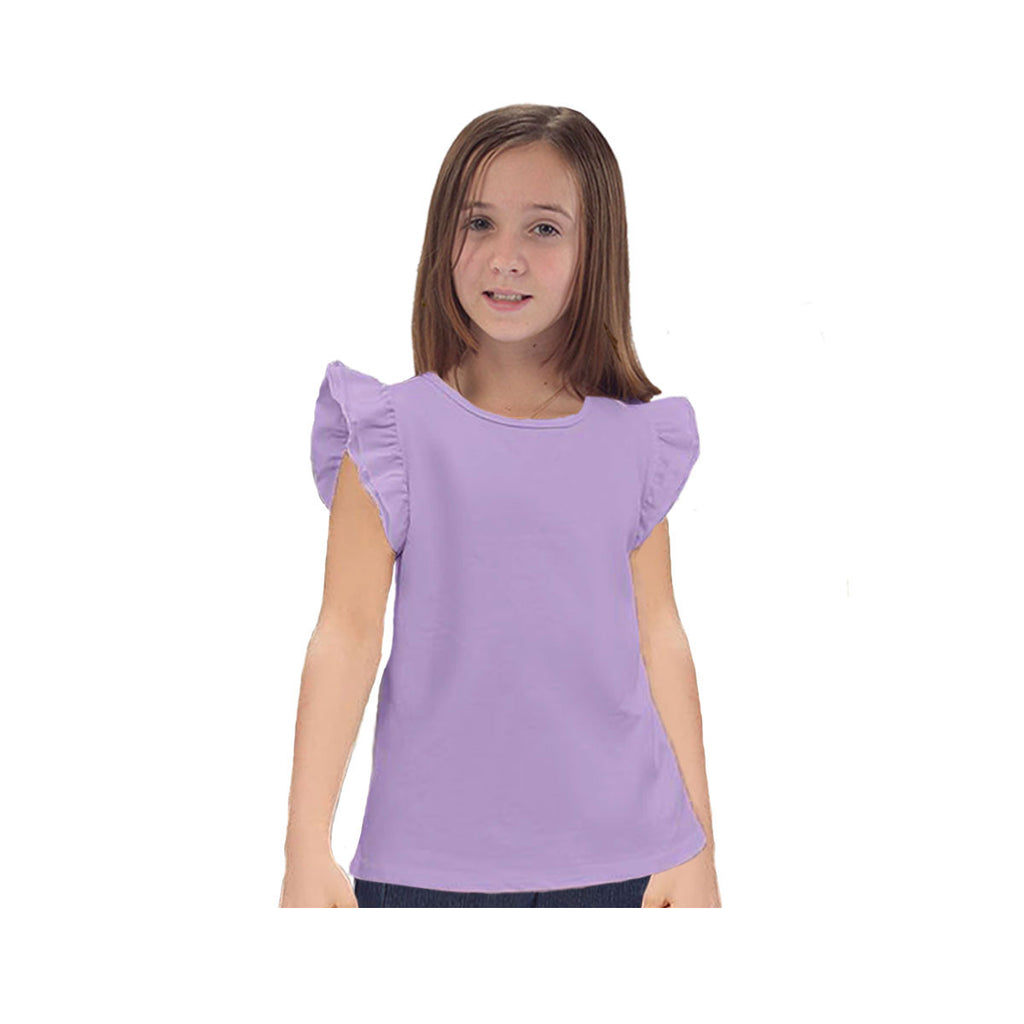 MONAG Girls Flutter Sleeve T-Shirt