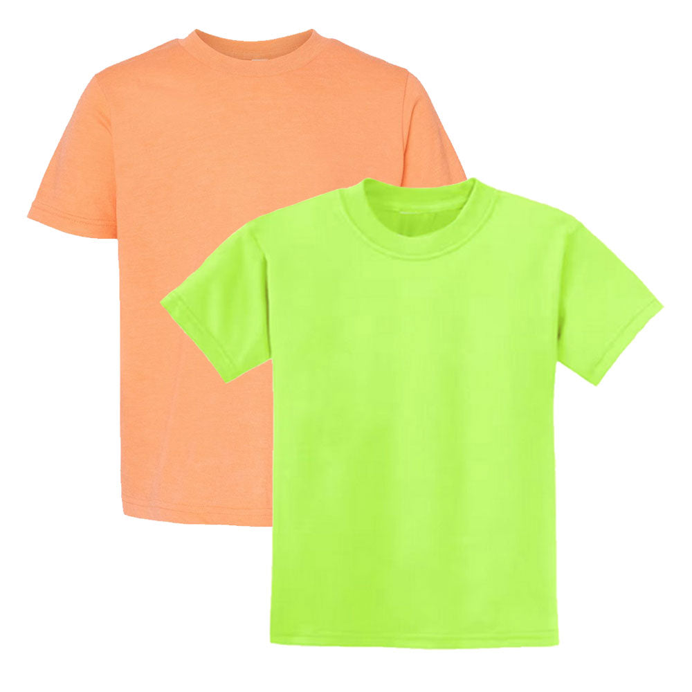 Hi Visibility T-Shirt Neon Green & Neon Orange
