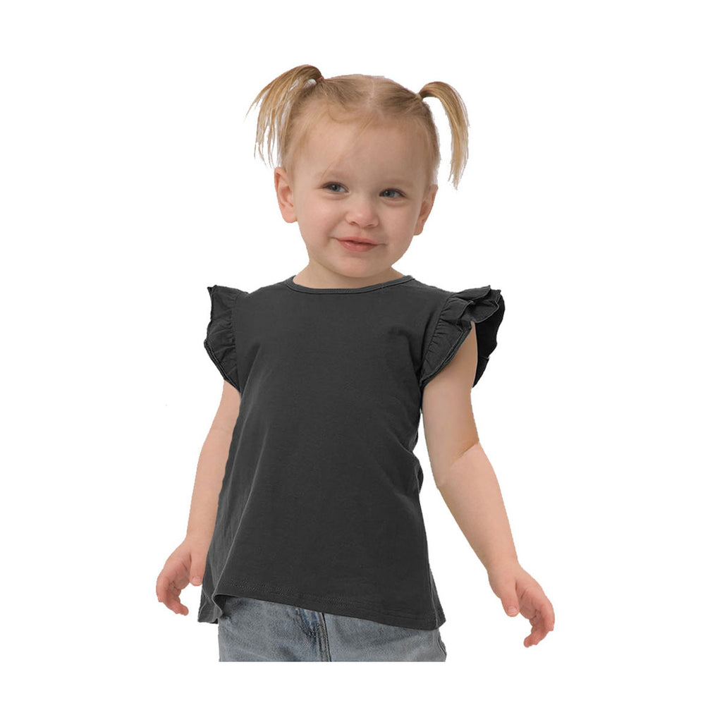 MONAG Girls Flutter Sleeve T-Shirt