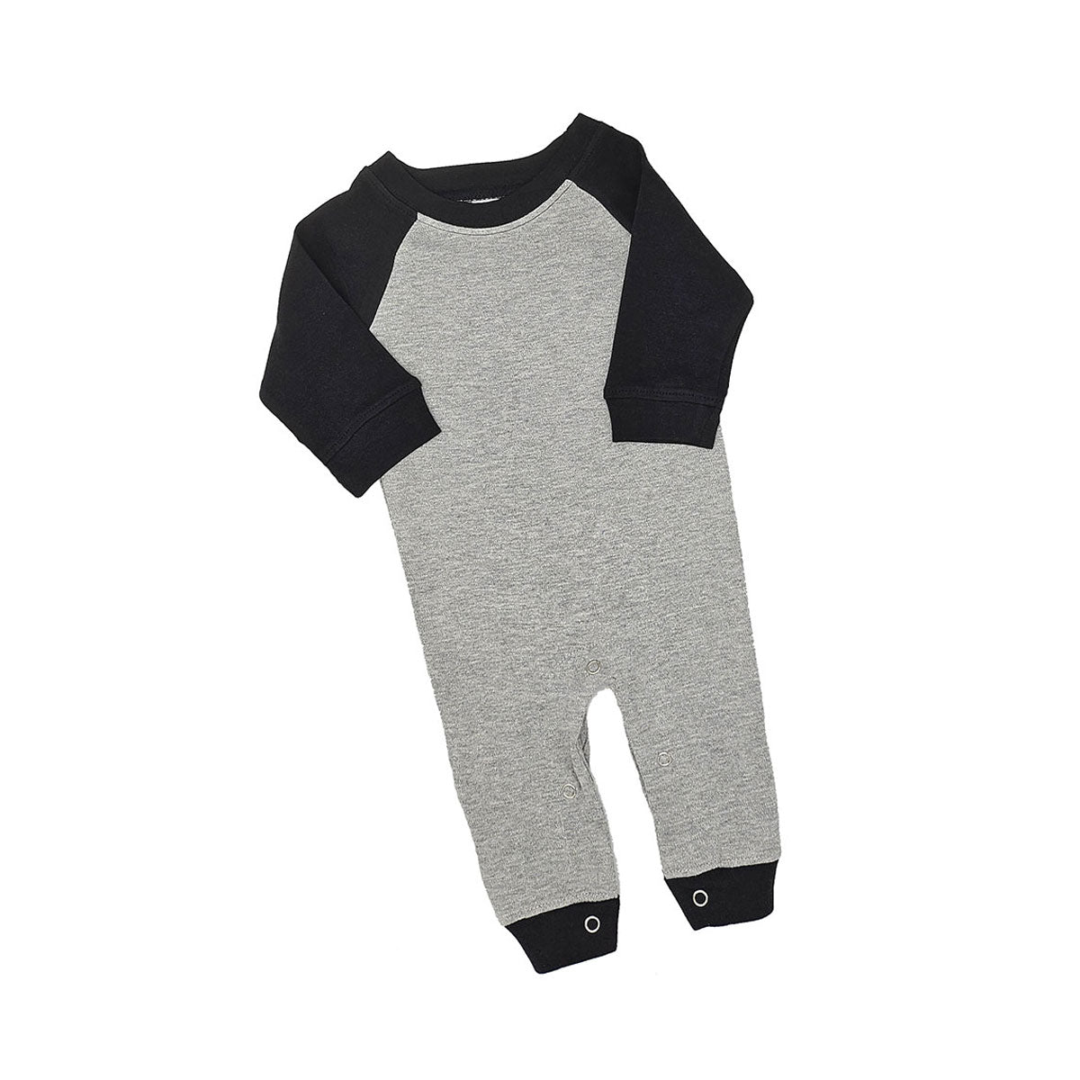 Infant Baby Long Sleeve Raglan Romper and Cap Set