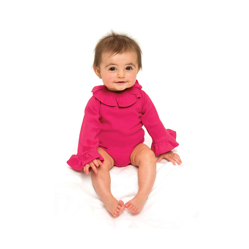 MONAG Infant Long Sleeve Ruffle Bodysuit