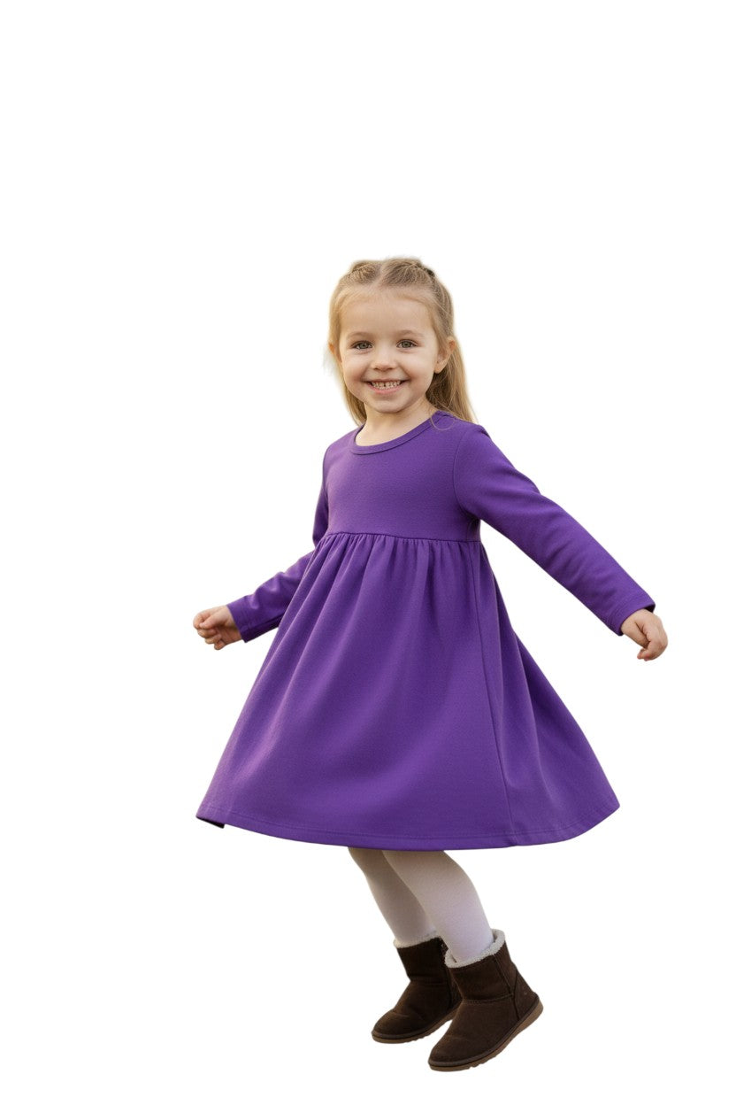 Infants, Toddlers, Youth  Long Sleeve Empire Dress