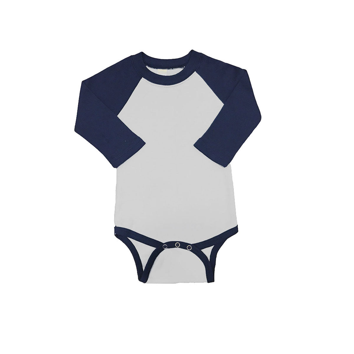 MONAG Polyester Raglan Baseball Bodysuit for Sublimation
