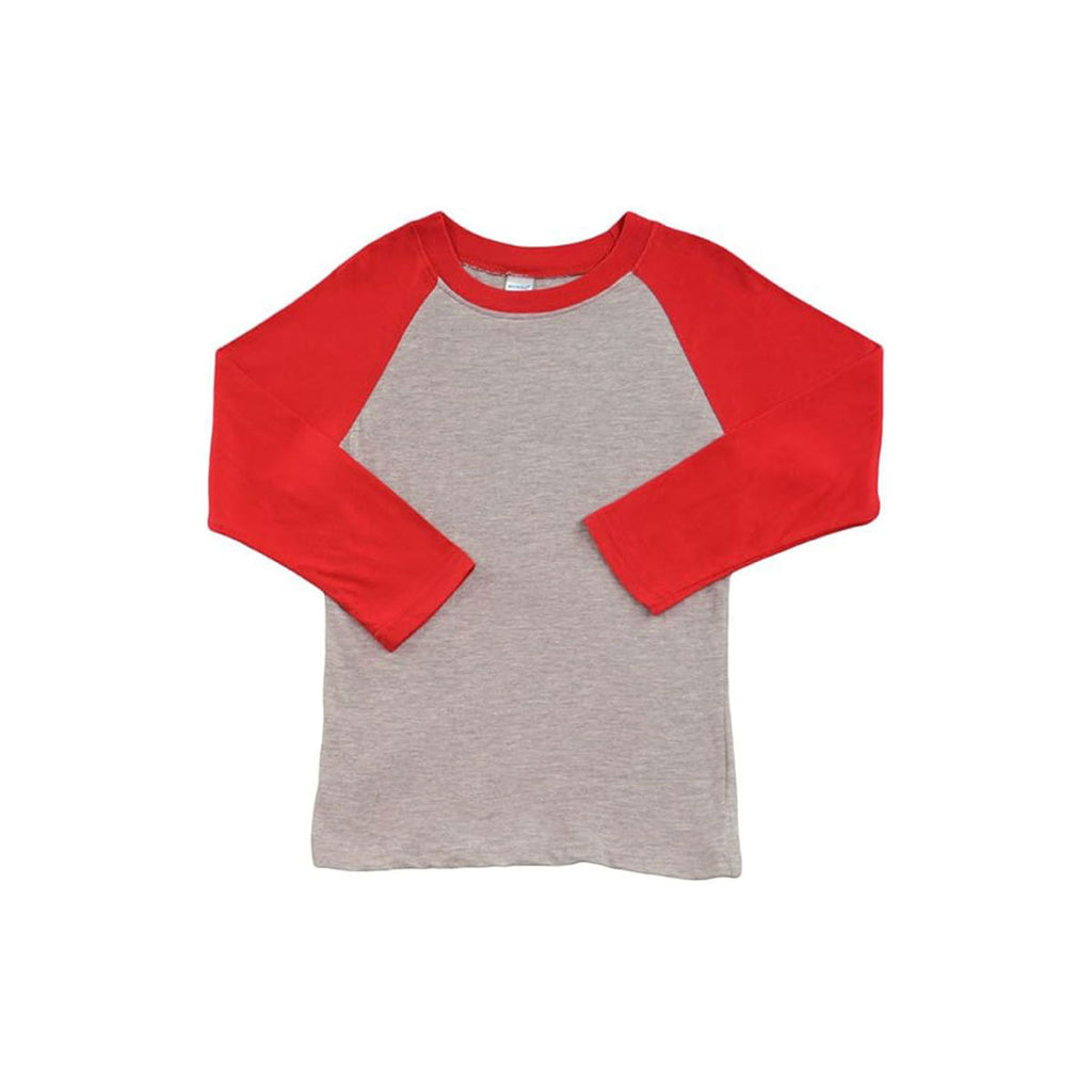MONAG Youth Raglan Baseball T-Shirt – 100% Cotton 3/4 Sleeve