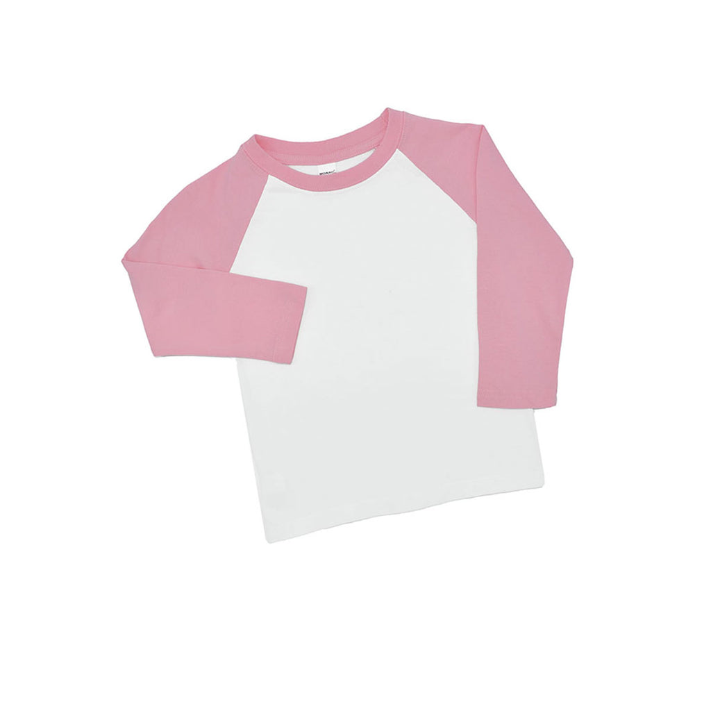 MONAG Youth Raglan Baseball T-Shirt – 100% Cotton 3/4 Sleeve