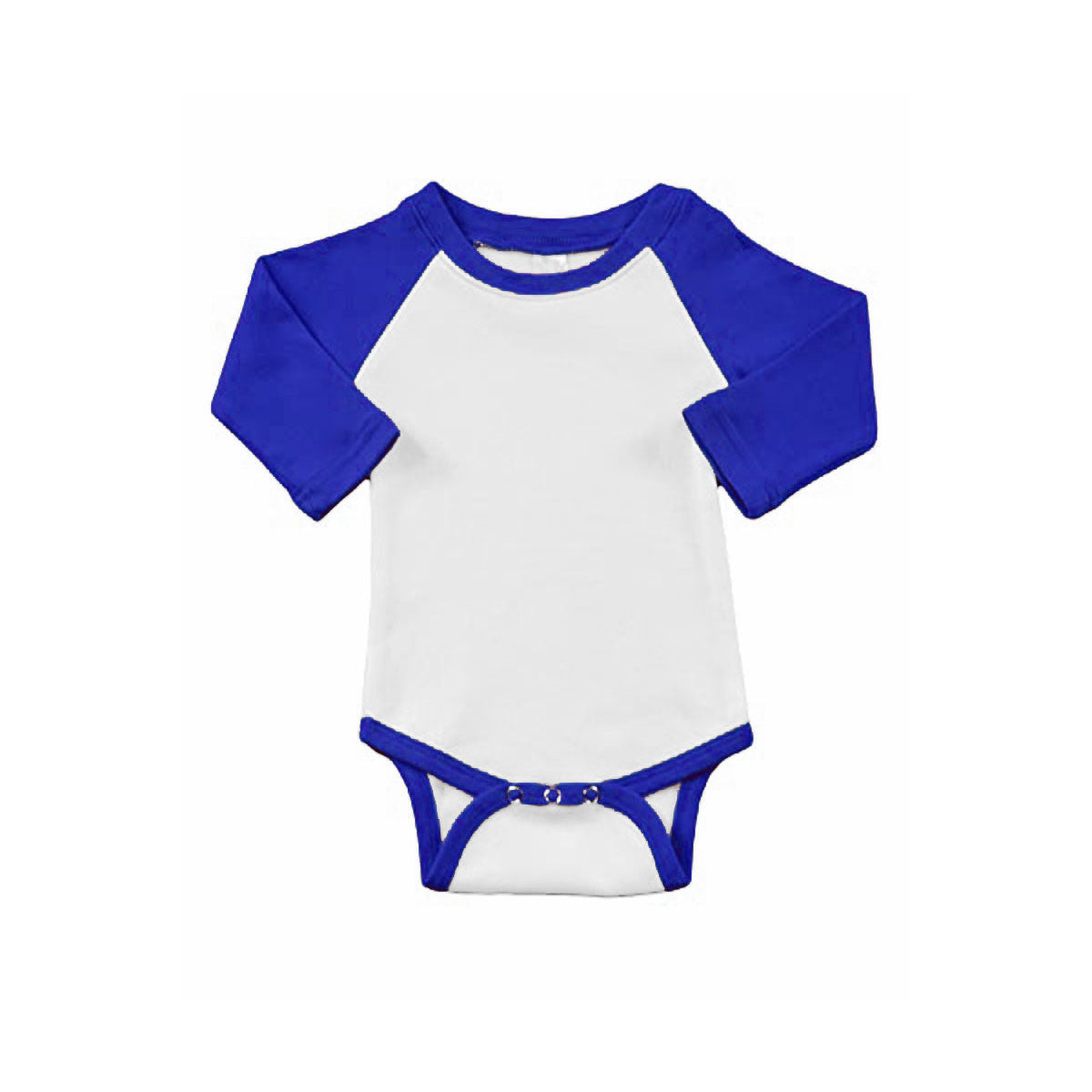 MONAG Polyester Raglan Baseball Bodysuit for Sublimation