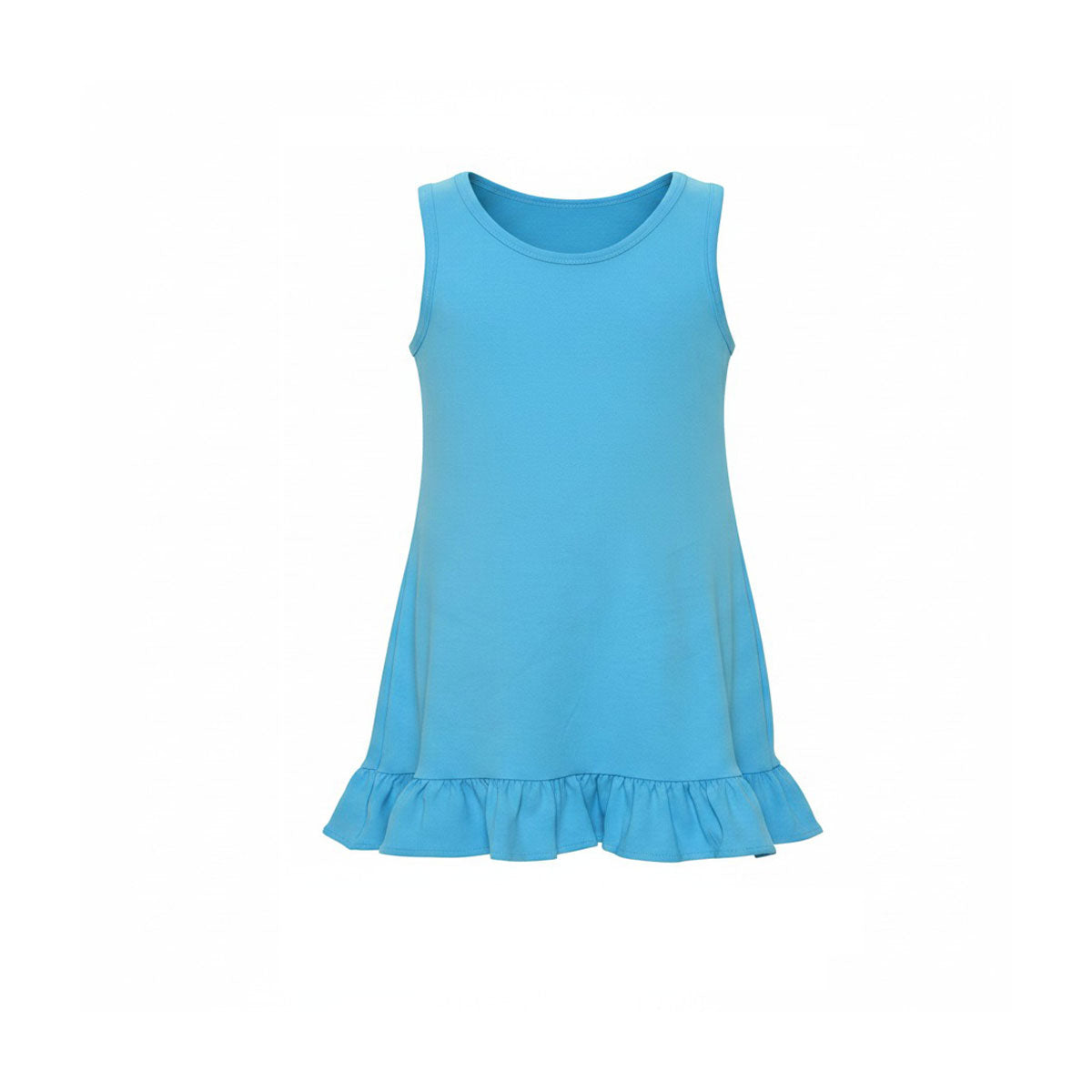 Ruffle Dress Turquoise