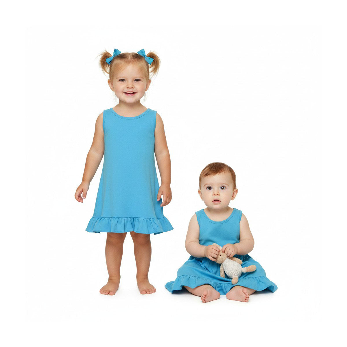 MONAG Sleeveless Ruffle Mini Dress — Toddlers & Youth