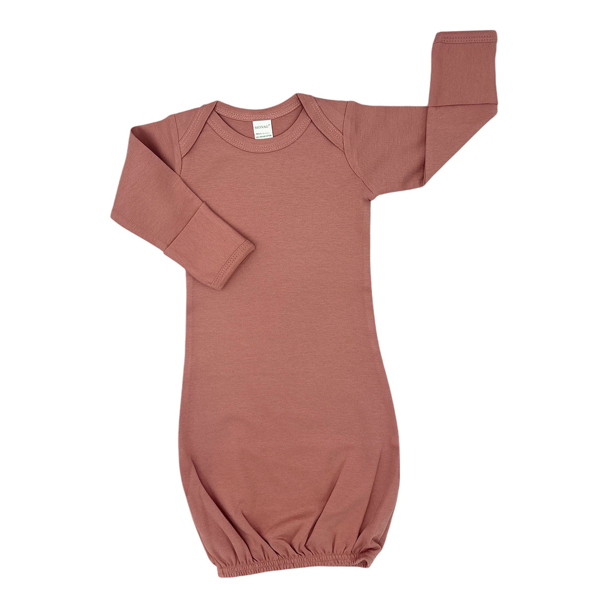baby gown mauve