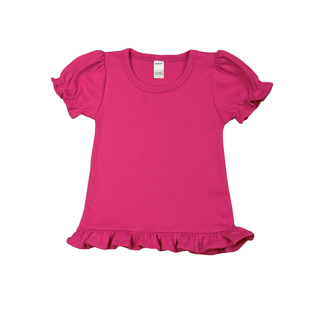 MONAG Toddler Short Sleeve Ruffle Tee