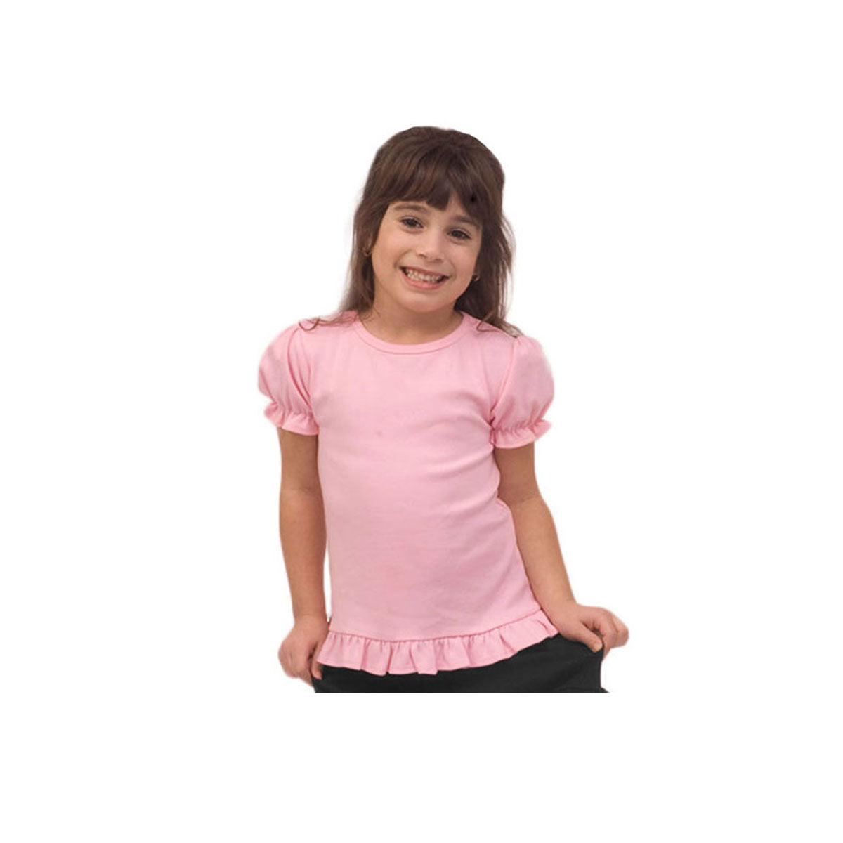 MONAG Toddler Short Sleeve Ruffle Tee