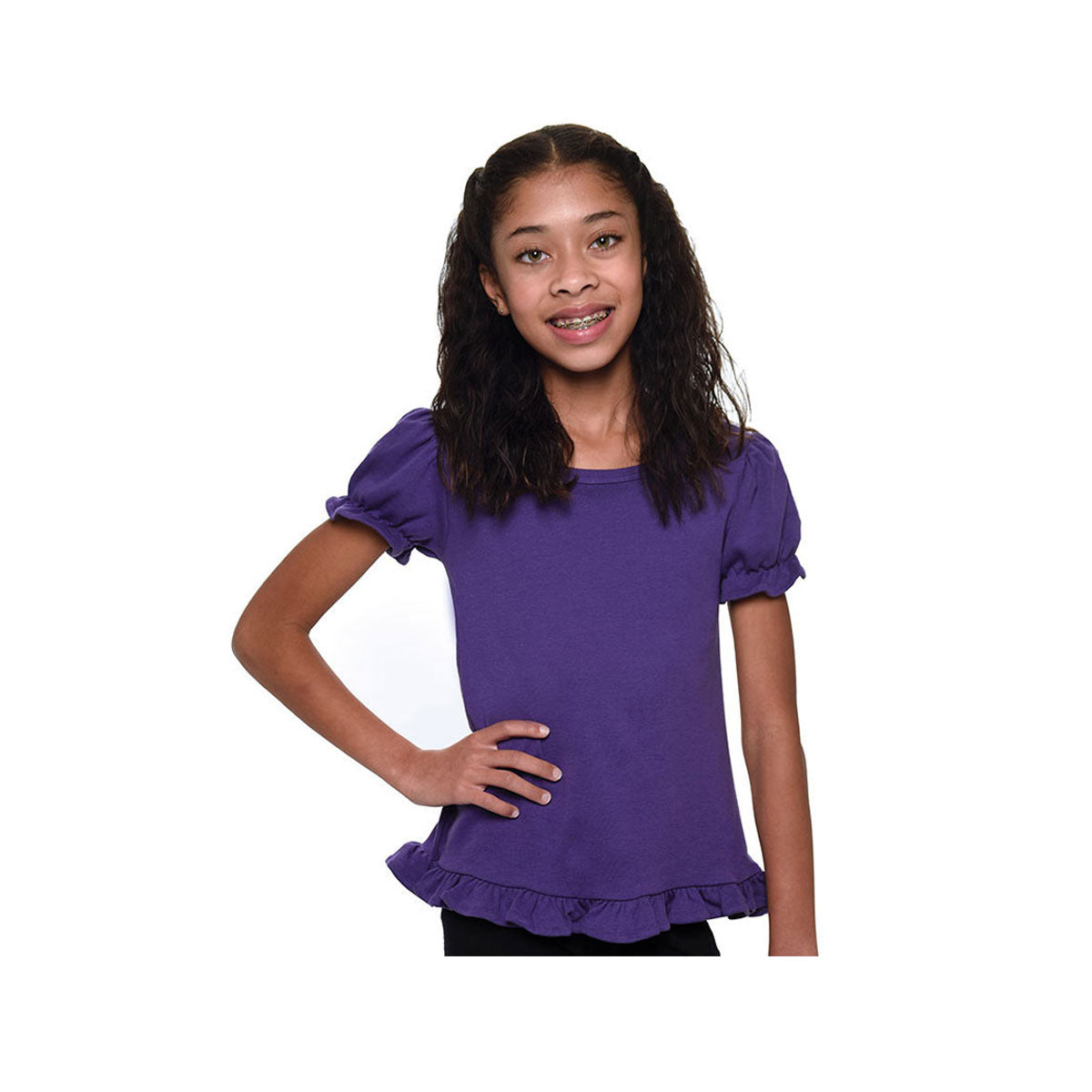MONAG Toddler Short Sleeve Ruffle Tee