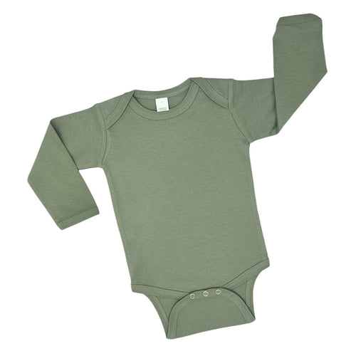 blank onesie Cactus Green