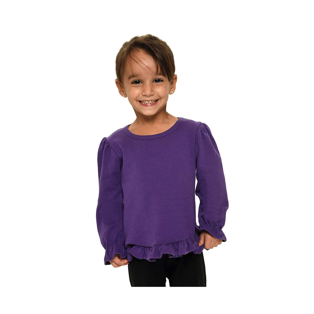 girls ruffle top