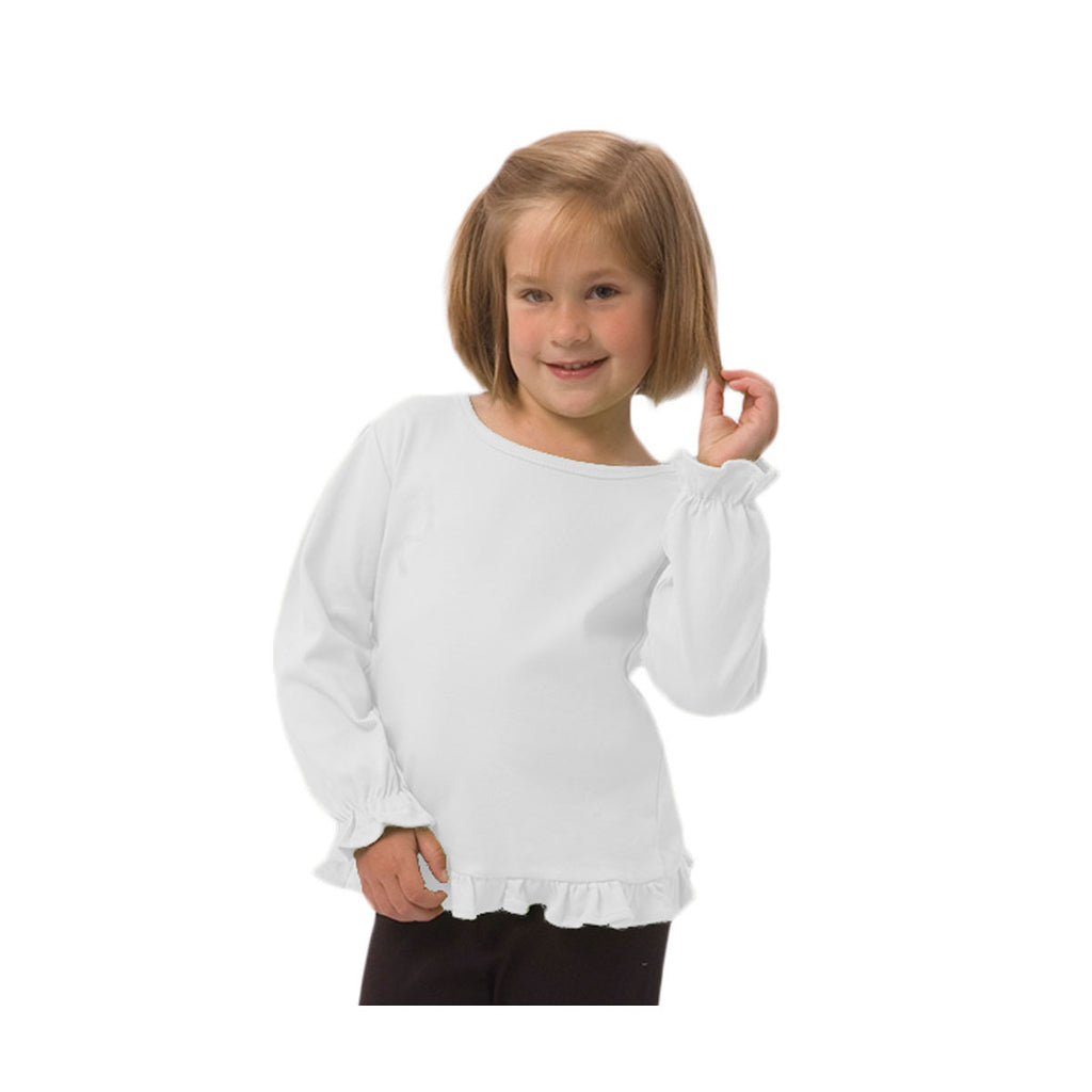 MONAG Toddler Long Sleeve Ruffle Tee