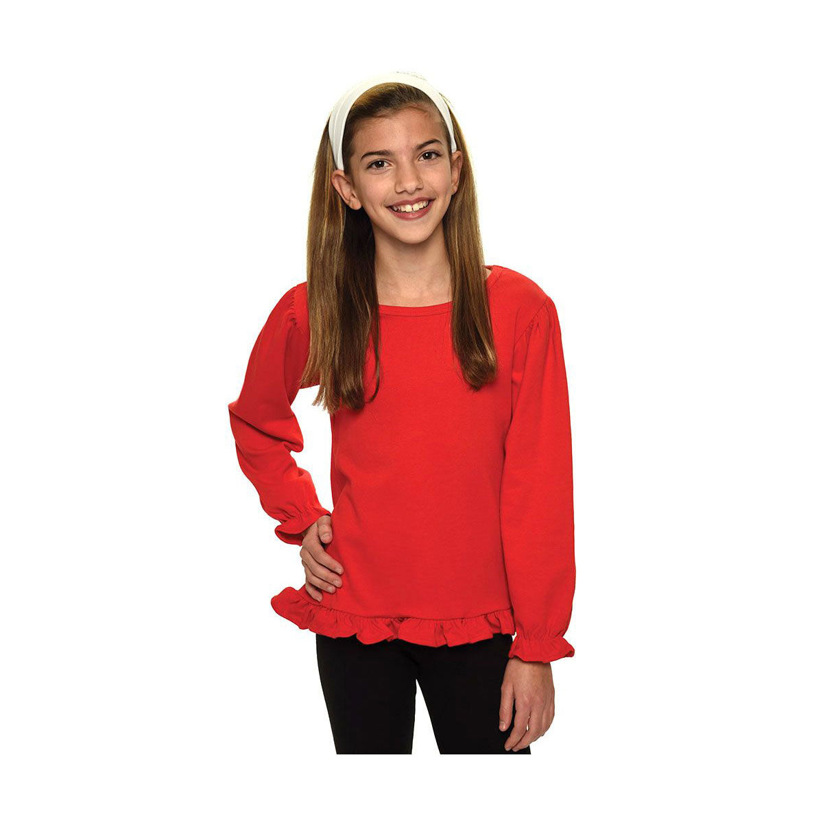 MONAG Toddler Long Sleeve Ruffle Tee
