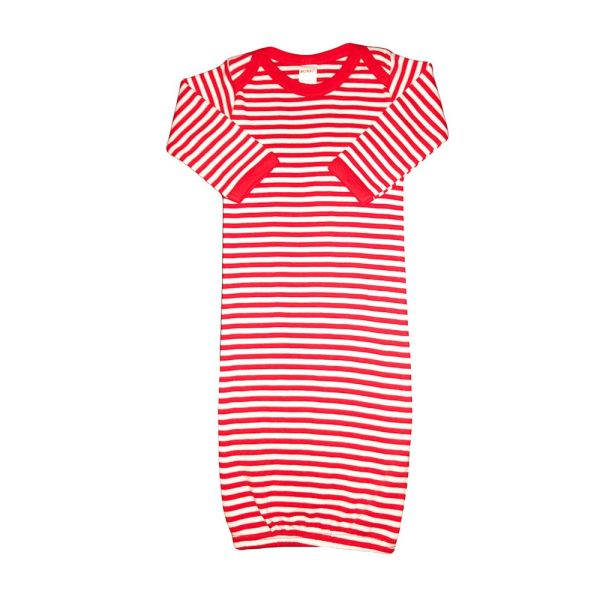 MONAG Infant Baby Gown – Christmas Stripes